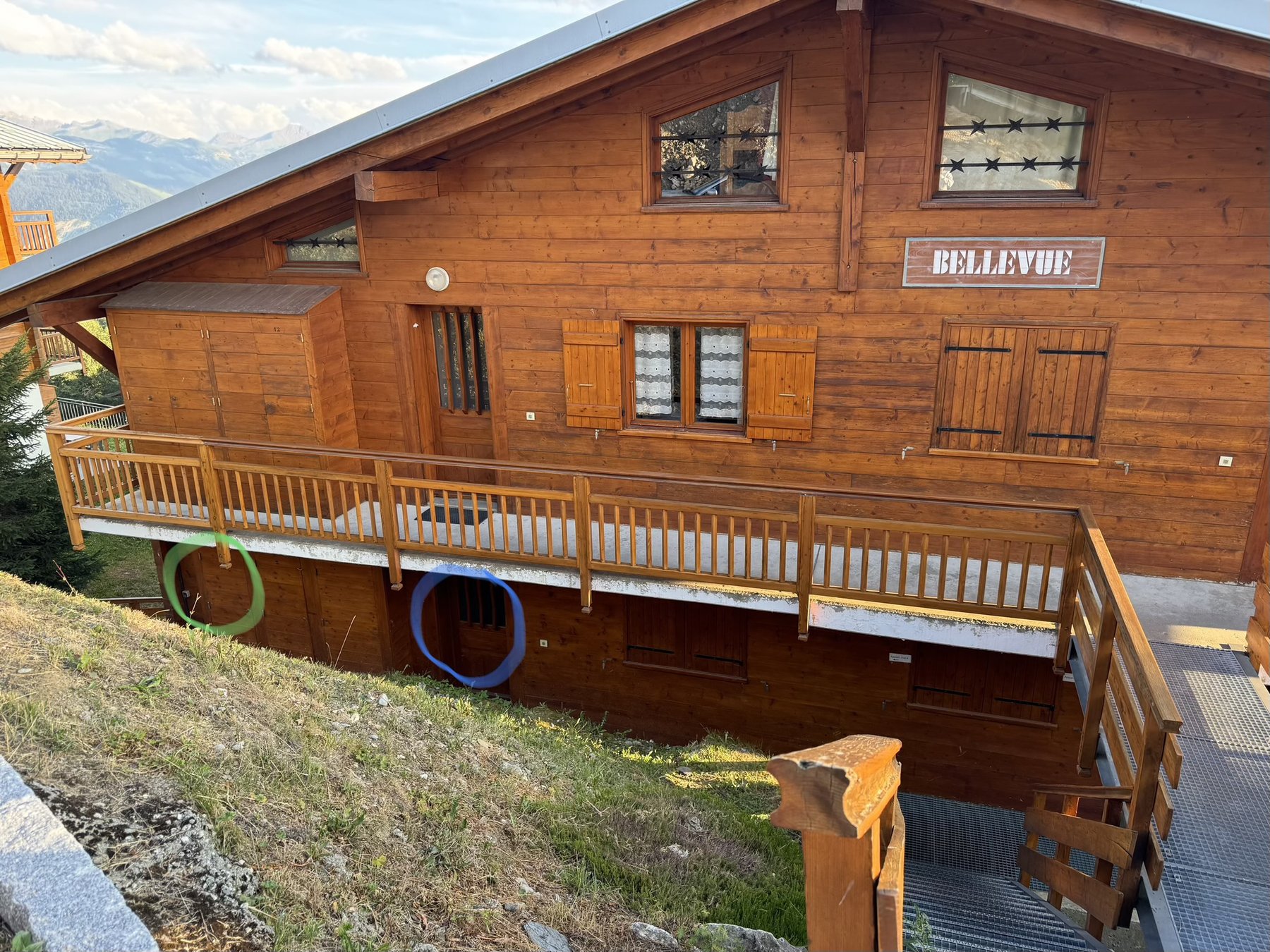 Façade du Chalet Bellevue